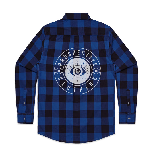 Embroidered Blue Lumberjack