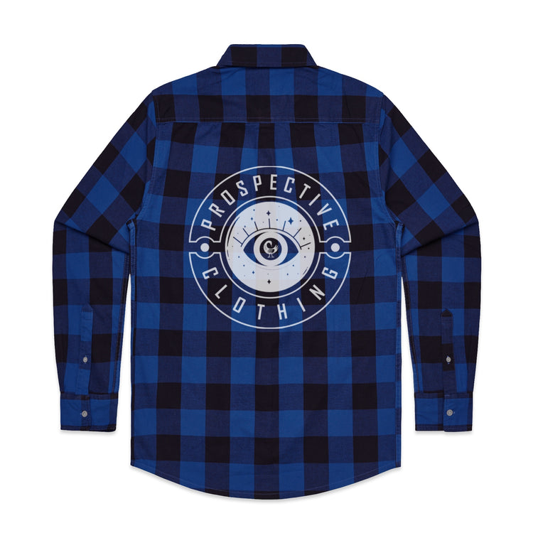 Embroidered Blue Lumberjack